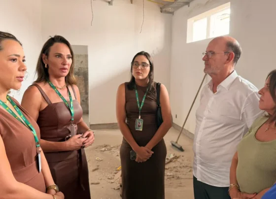 Vistoria em obra do CAPS