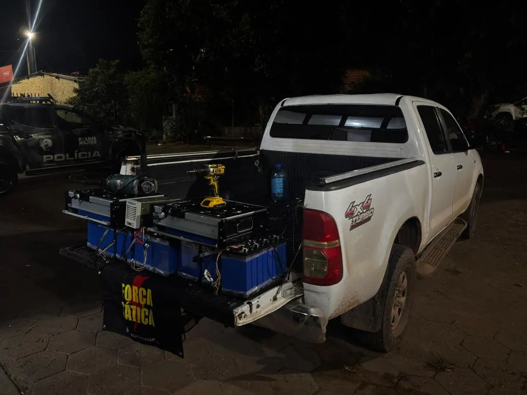Força Tática prende homem e recupera baterias furtadas