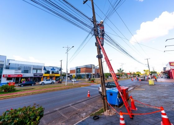 Prefeitura reforça ações para organizar fiação aérea e garantir mais segurança em Lucas do Rio Verde