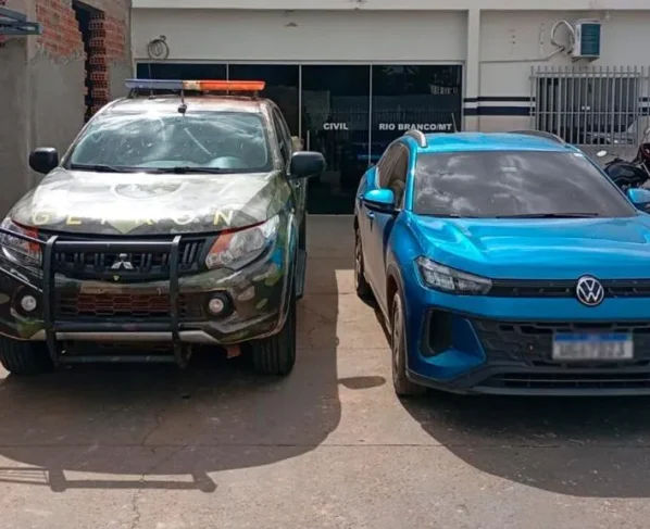 Gefron recupera veículo roubado na fronteira com a Bolívia