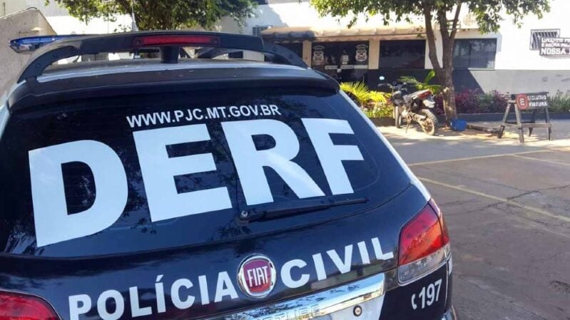 Viatura da DERF da polícia civil