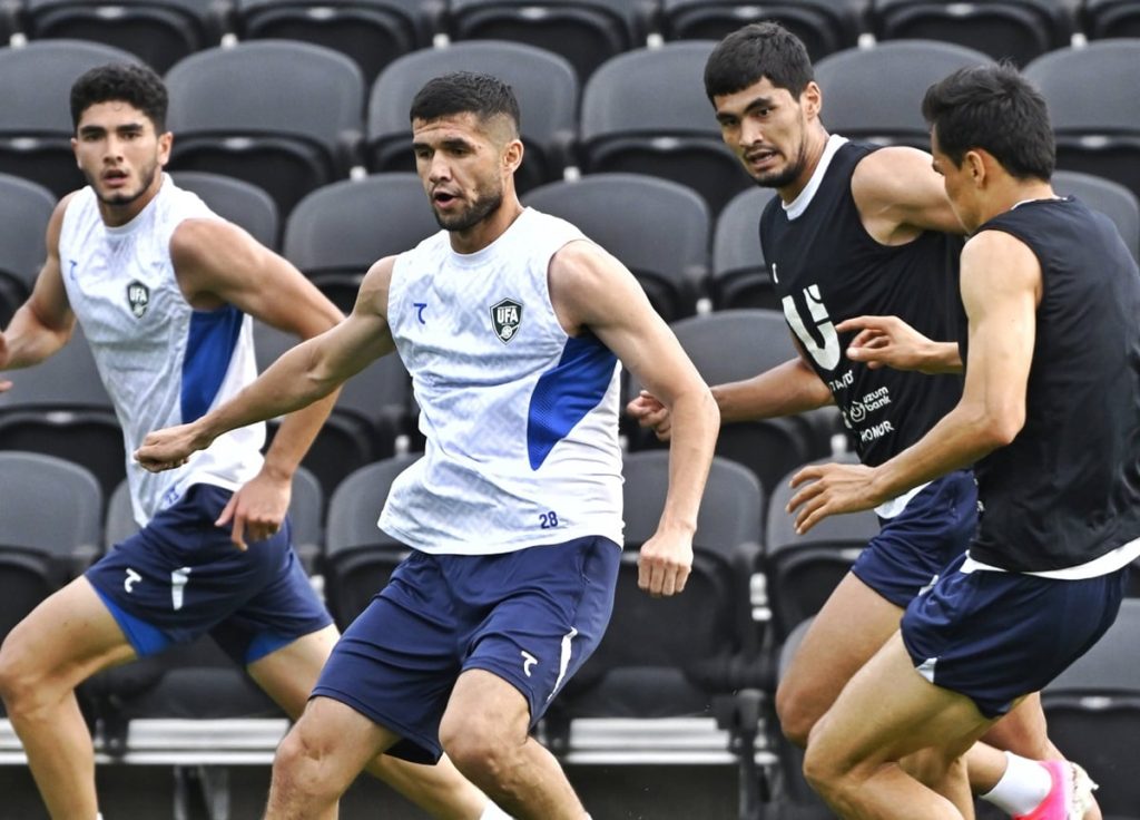Onde assistir Uzbequistão x Colômbia ao vivo na Copa 2026. Imagem: Seleção de Uzbequistão