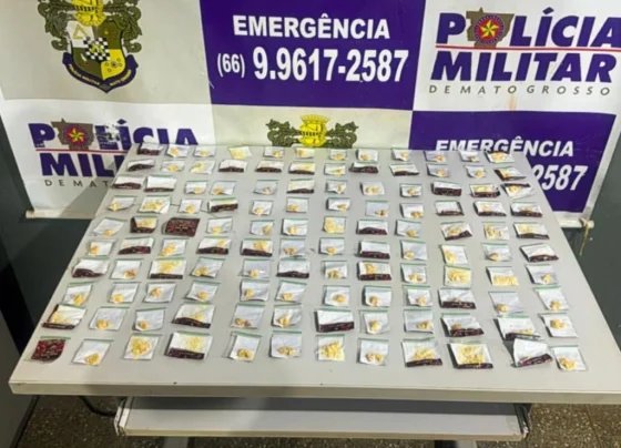 Tráfico de drogas em Tesouro termina com três presos e 118 porções apreendidas