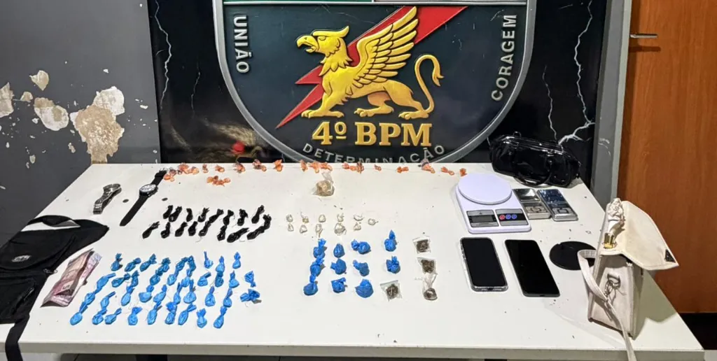 Tráfico de drogas em Várzea Grande: PM prende cinco