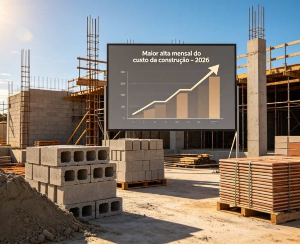 Custo da construção em Mato Grosso registra maior alta mensal de 2026