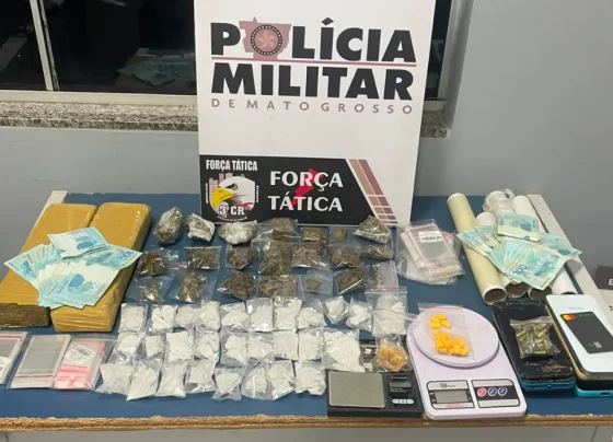 Força Tática prende suspeito com entorpecentes