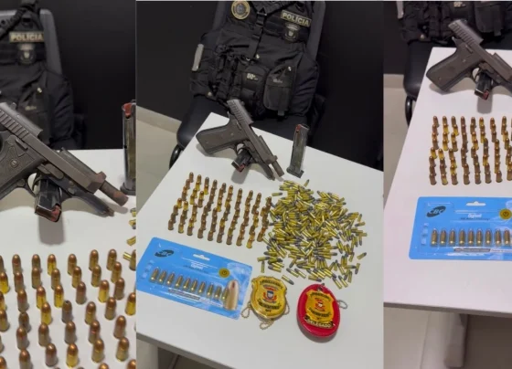 Polícia Civil apreende pistola e 327 munições durante cumprimento de mandado em Juína