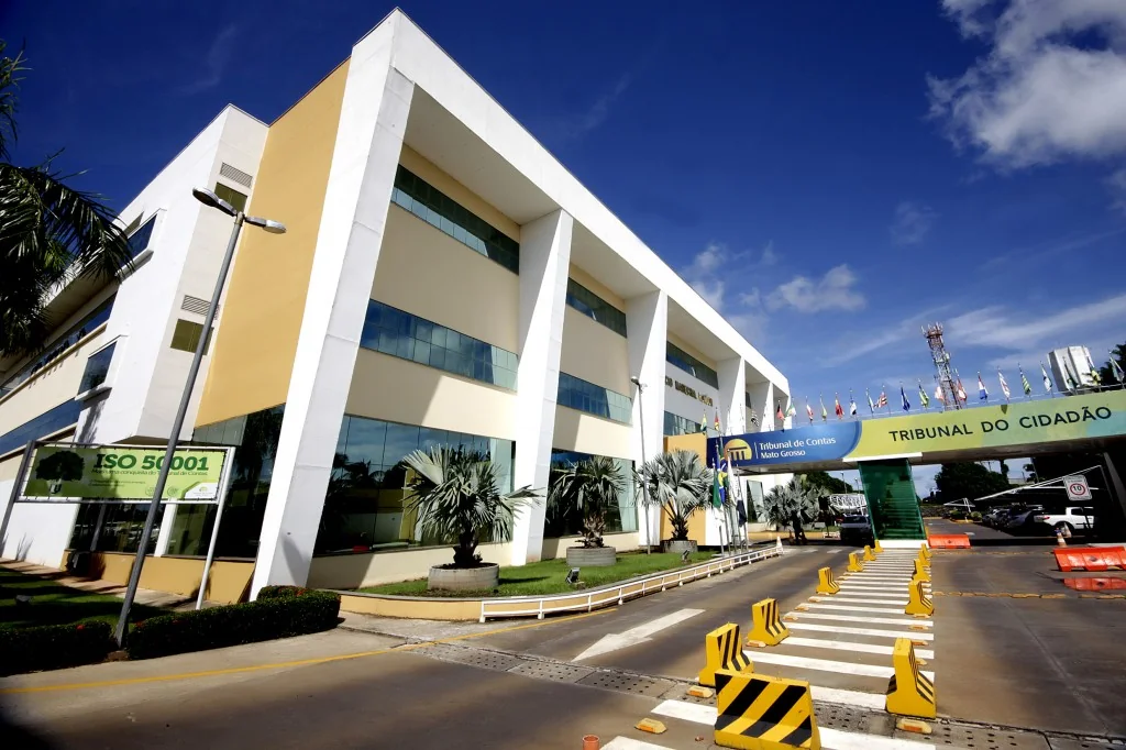Fachada do TCE-MT
