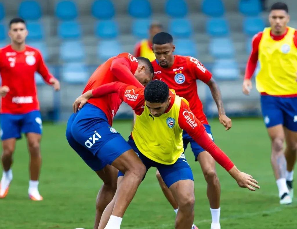 Bahia x Vasco ao vivo: veja onde assistir e as prováveis escalações. Imagem: Catarina/EC Bahia