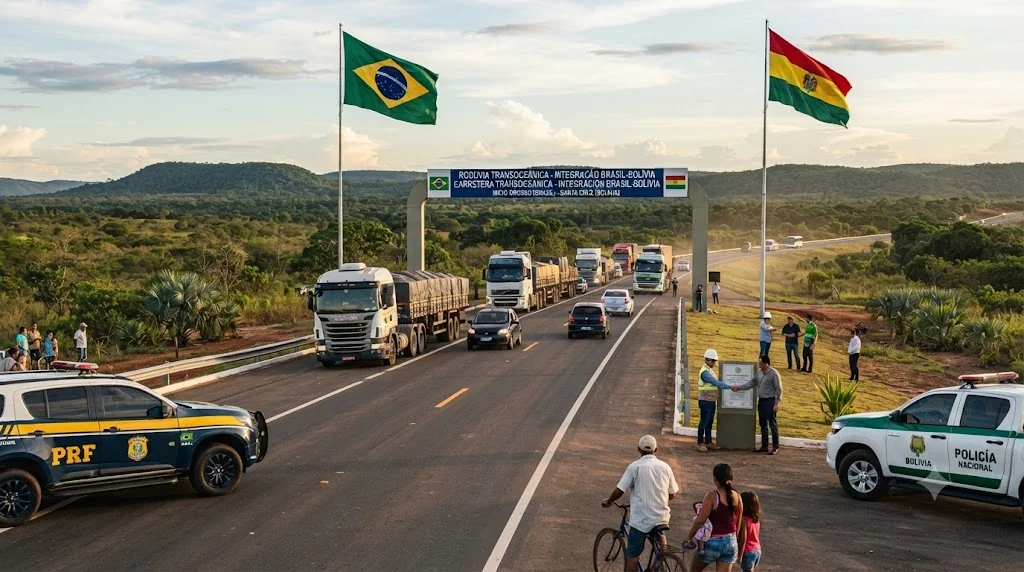 Rodovia entre MT e Bolívia