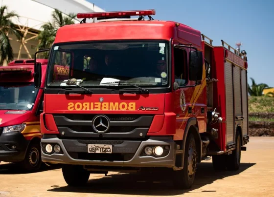 Caminhão do corpo de Bombeiros