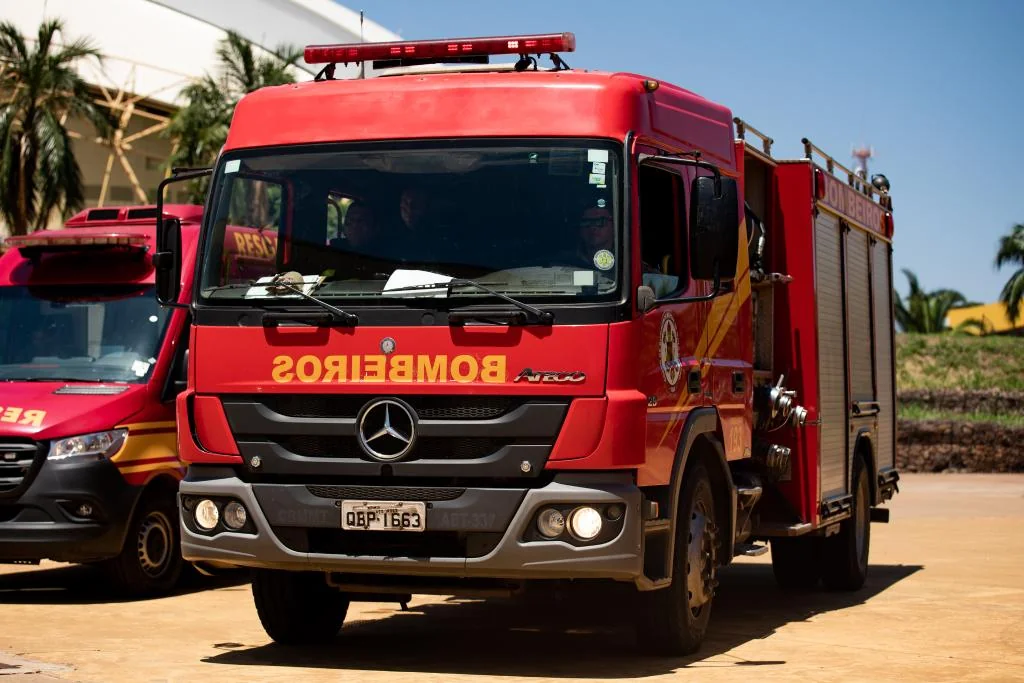 Caminhão do corpo de Bombeiros