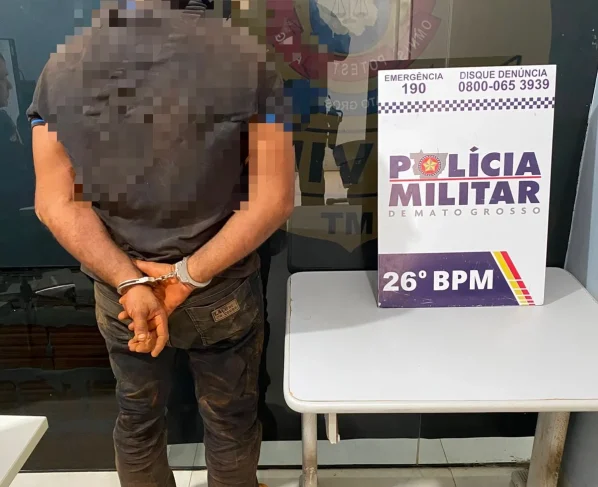Suspeito de esfaquear ex-companheira é localizado e preso em área rural de Nova Mutum