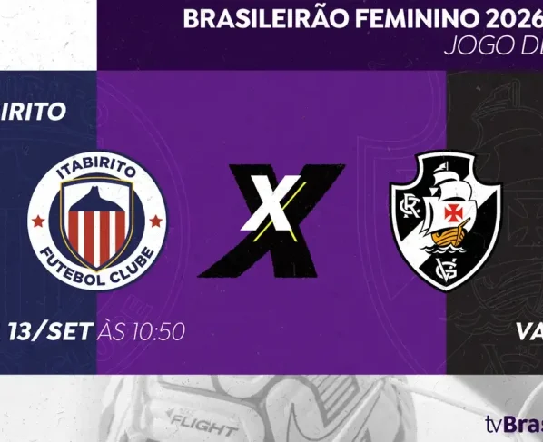 Brasileirão Feminino terá final entre Itabirito e Vasco na TV Brasil