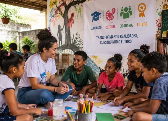 Atividades socioeducativas e culturais com crianças e adolescentes em espaço comunitário, Mato Grosso