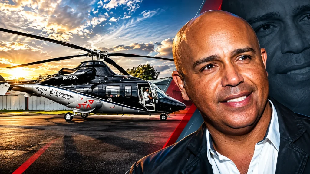Aeronave seria ligada ao complexo de investimentos do jogador de futebol e levava cantor Rick em direção à região Serrana