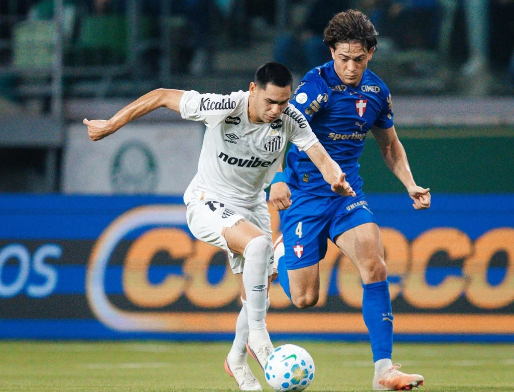 Santos x Palmeiras: onde assistir ao vivo e o desafio gigante na Vila Belmiro. Imagem: Raul Baretta/Santos FC