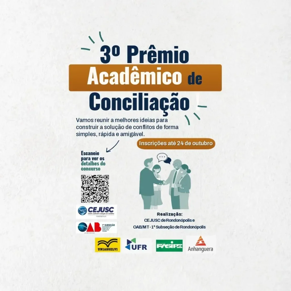 Conciliação reúne universidades em prêmio acadêmico