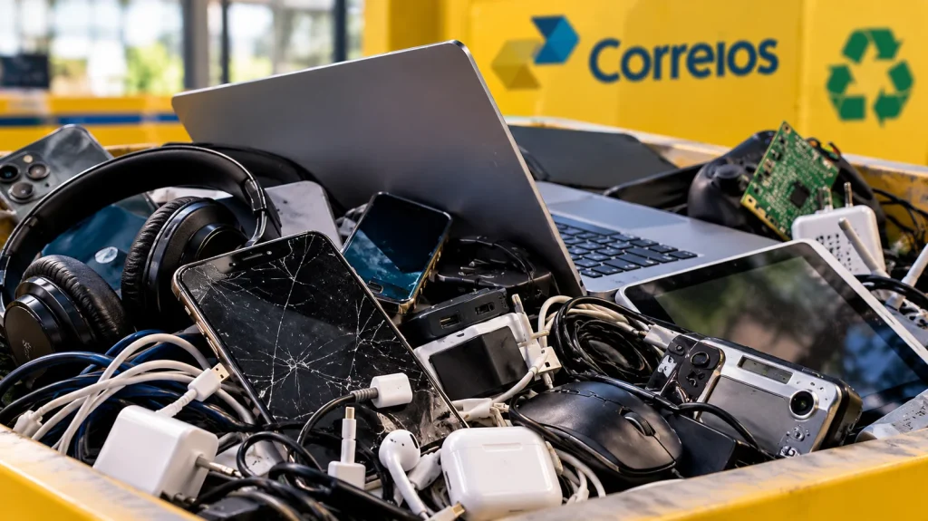 Correios passa a aceitar gratuitamente descarte de eletrônicos usados