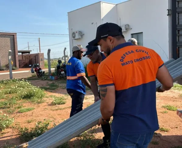 Defesa Civil envia ajuda a cidades afetadas pelas chuvas em MT