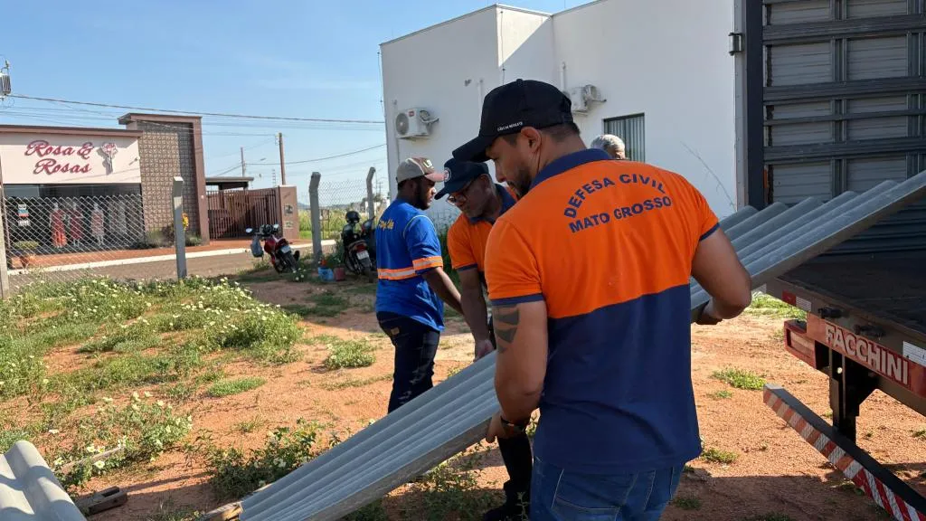 Defesa Civil envia ajuda a cidades afetadas pelas chuvas em MT