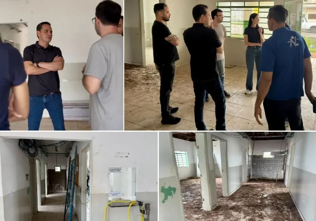 Diego Guimarães acompanha obras no Três Barras