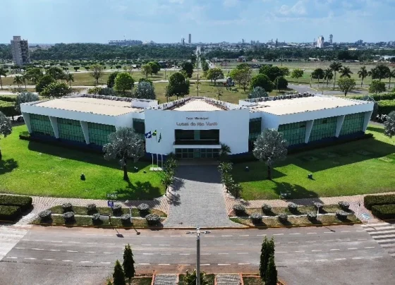 Prefeitura municipal de lucas do rio verde foto aerea