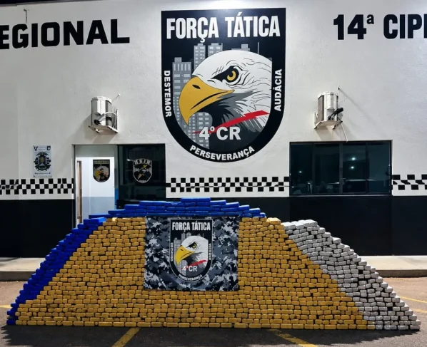 Força Tática apreende 1,3 tonelada de maconha em Rondonópolis