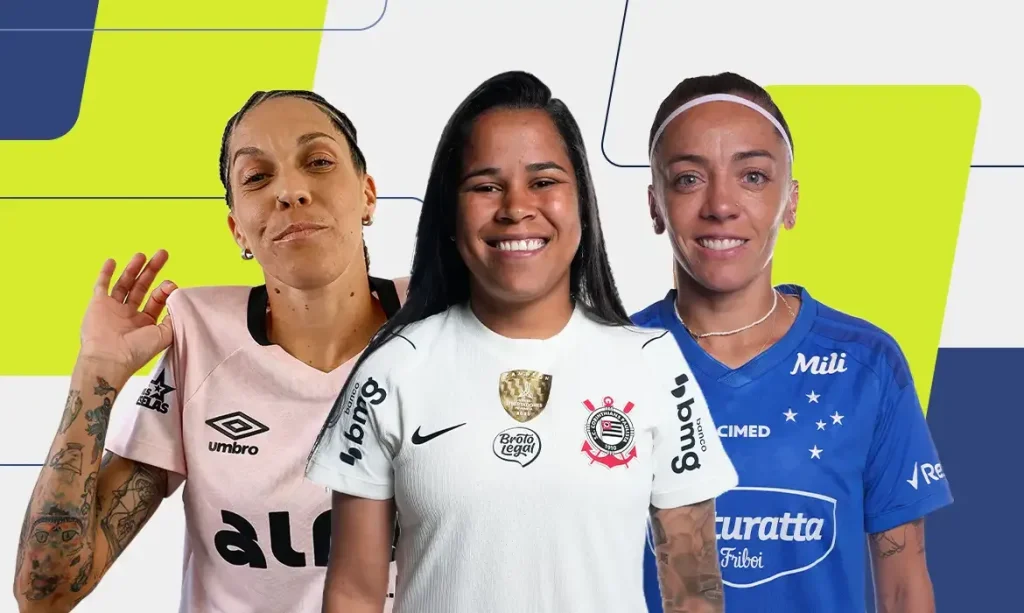 Gol mais bonito do Brasileirão Feminino tem três finalistas em 2026