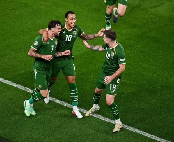 Irlanda x Israel: onde assistir e escalações. Imagem: seleção irlandesa