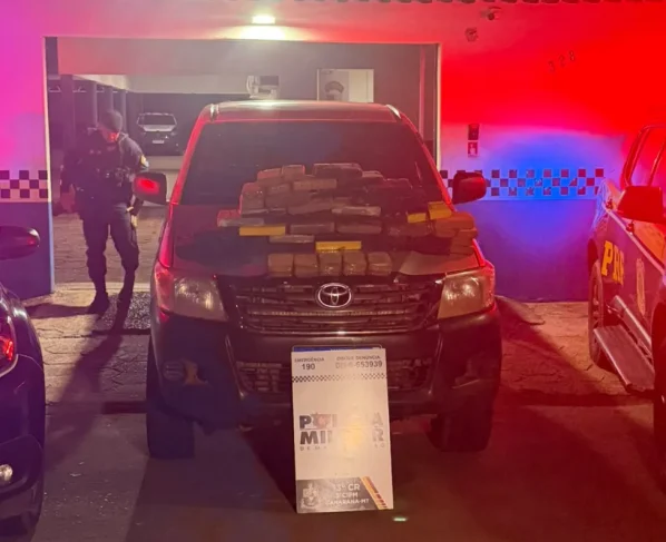 PM e PRF apreendem 43 kg de drogas em Canarana