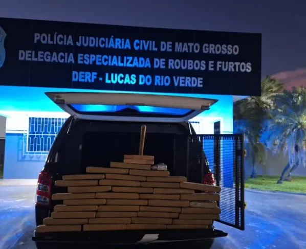Polícia Civil apreende 40 kg de drogas em mata de Lucas do Rio Verde