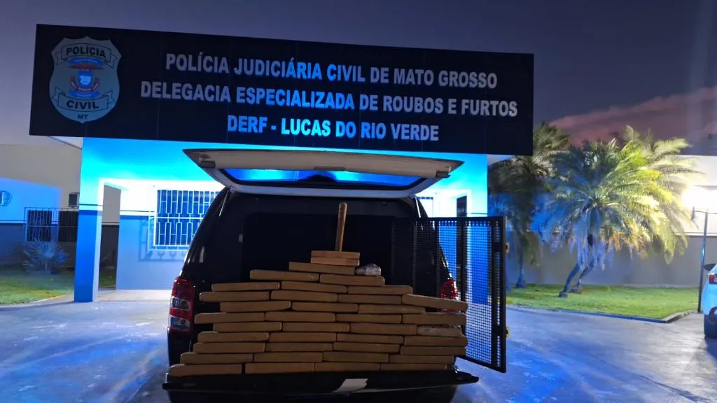 Polícia Civil apreende 40 kg de drogas em mata de Lucas do Rio Verde