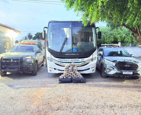 Drogas são apreendidas em ônibus da prefeitura que transporta pacientes em MT