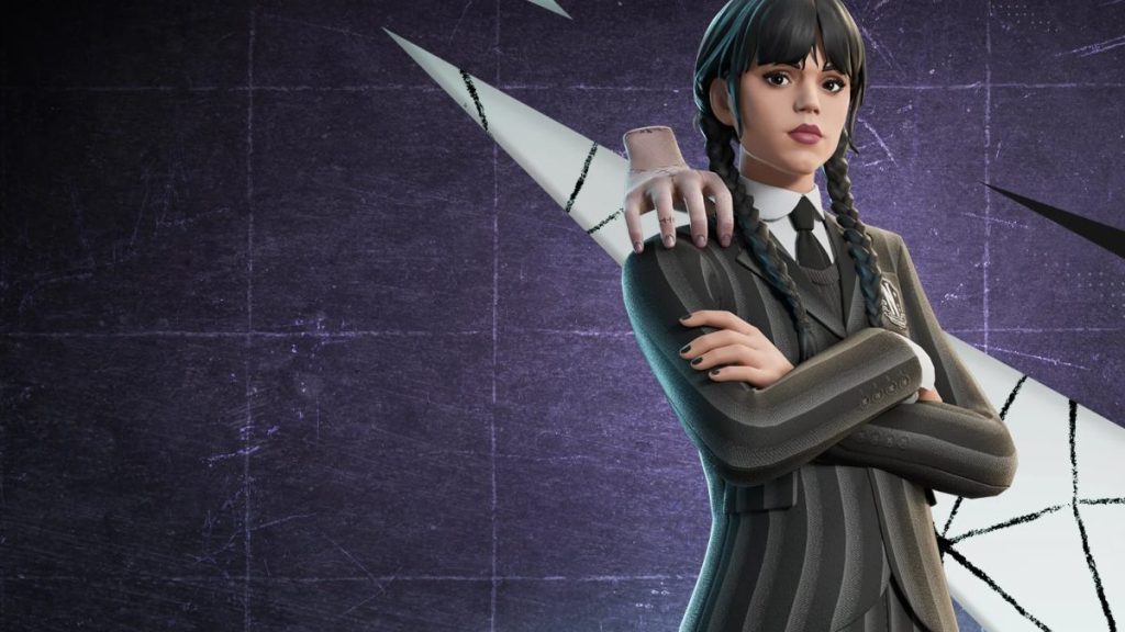 Fortnite traz Wandinha por 1.500 V-Bucks
