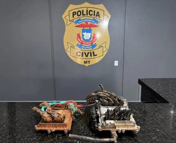 Polícia Civil recupera módulos de caminhões de R$ 27 mil e prende jovem em Alto Garças