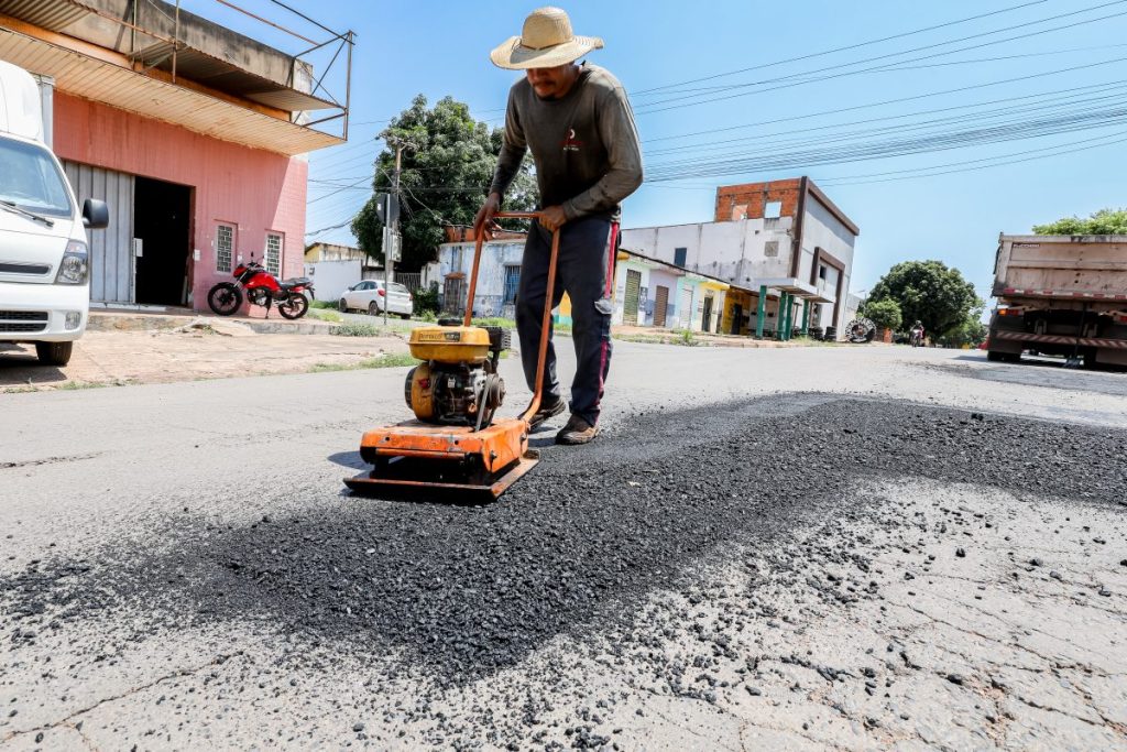 Tapa-buraco atende Morada do Ouro, CPA IV e 1º de Março nesta semana