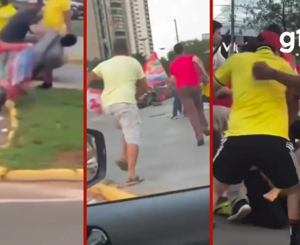 VÍDEO: manifestantes e candidato não eleito se envolvem em confusão em MT