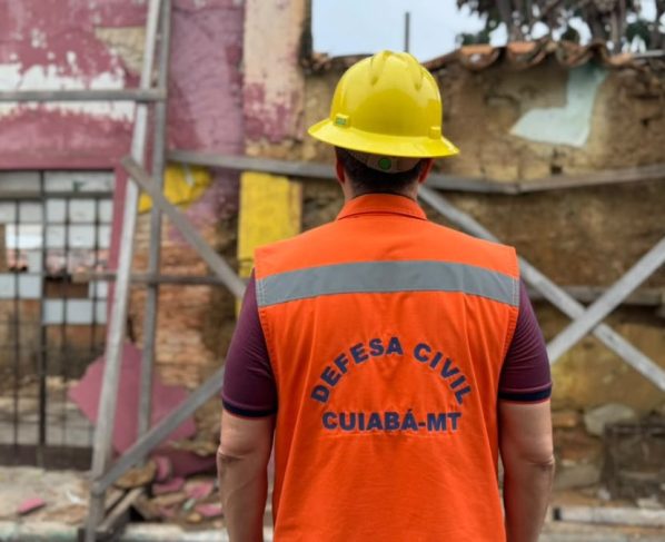 Vistoria técnica busca prevenir desabamentos no Centro Histórico de Cuiabá
