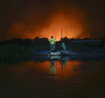 RETROSPECTIVA_2023 - Incêndios castigam o Pantanal. - Foto: Joédson Alves/Agência Brasil