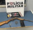 Força Tática apreende espingarda sem numeração e munições em Sinop; 2 conduzidos   